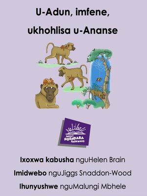 cover image of Adun, the Baboon, Tricks Ananse (isiZulu)